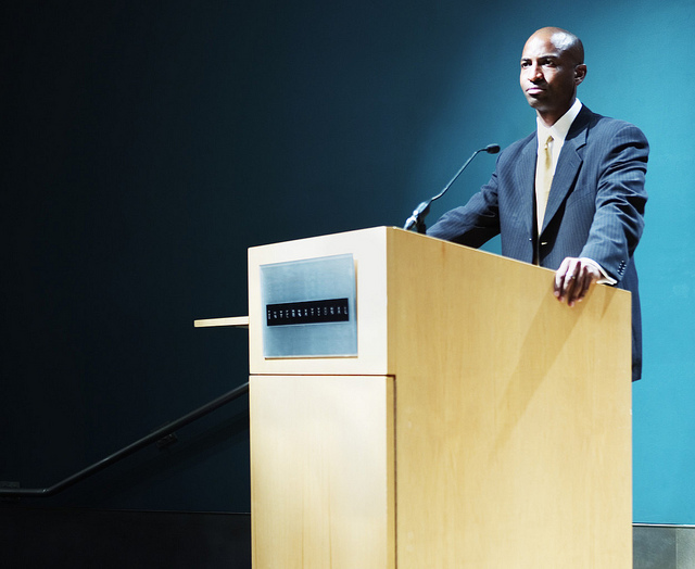 Speaker at a Podium