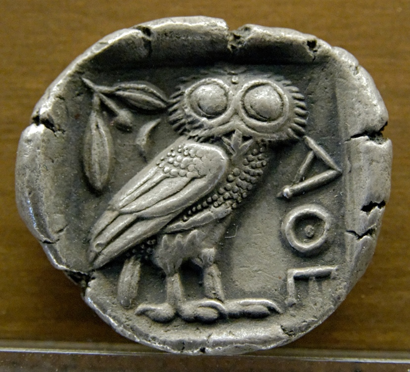 Athenian 'Owl' Tetradrachm coin Graphite mold 