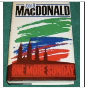 Cover to a hardback book; the shadow of four buildings show in front of colored stripes of green, blue, and red.