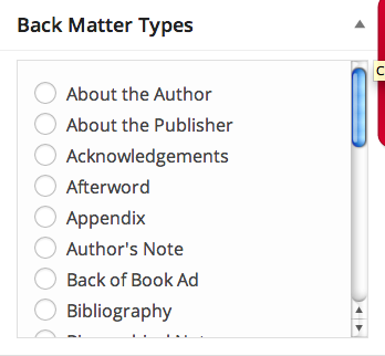 Parts of a Book: Front Matter, Back Matter and More